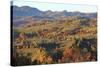 Romania, Transylvania, Carpathian Mountains, Magura, Piatra Craiului National Park. Fall colors.-Emily Wilson-Stretched Canvas