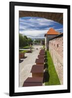 Romania, Transylvania, Fagaras, Fagaras Citadel, Exterior View-Walter Bibikow-Framed Photographic Print