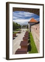 Romania, Transylvania, Fagaras, Fagaras Citadel, Exterior View-Walter Bibikow-Framed Photographic Print