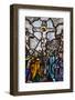 Romania, Transylvania, Greco-Catholic Cathedral, Stained Glass Window-Walter Bibikow-Framed Photographic Print