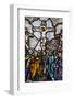 Romania, Transylvania, Greco-Catholic Cathedral, Stained Glass Window-Walter Bibikow-Framed Photographic Print