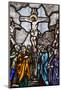 Romania, Transylvania, Greco-Catholic Cathedral, Stained Glass Window-Walter Bibikow-Mounted Photographic Print