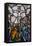 Romania, Transylvania, Greco-Catholic Cathedral, Stained Glass Window-Walter Bibikow-Framed Stretched Canvas