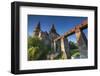 Romania, Transylvania, Hunedoara, Corvin Castle, Dawn-Walter Bibikow-Framed Photographic Print