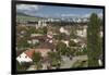 Romania, Transylvania, Hunedoara, Elevated View from Corvin Castle-Walter Bibikow-Framed Photographic Print