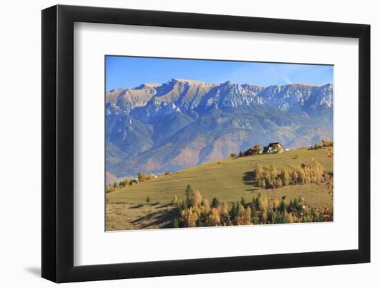 Romania, Transylvania, Magura, Piatra Craiului National Park. Traditional farmhouse.-Emily Wilson-Framed Photographic Print