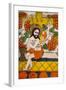 Romania, Transylvania, Sibiel, Glass Icon of Jesus Christ-Walter Bibikow-Framed Photographic Print