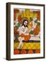 Romania, Transylvania, Sibiel, Glass Icon of Jesus Christ-Walter Bibikow-Framed Photographic Print