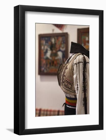 Romania, Transylvania, Sibiel, Romanian Peasant Costume-Walter Bibikow-Framed Photographic Print