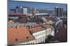 Romania, Transylvania, Sibiu, Elevated Town View from Council Tower-Walter Bibikow-Mounted Photographic Print