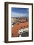 Romania, Transylvania, Sibiu, Elevated Town View from Council Tower-Walter Bibikow-Framed Photographic Print