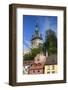 Romania, Transylvania, Sighisoara, Clock Tower, Built in 1280, Morning-Walter Bibikow-Framed Photographic Print