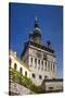 Romania, Transylvania, Sighisoara, Clock Tower, Built in 1280, Morning-Walter Bibikow-Stretched Canvas