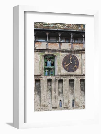 Romania, Transylvania, Sighisoara, Clock Tower, Built in 1280-Walter Bibikow-Framed Photographic Print