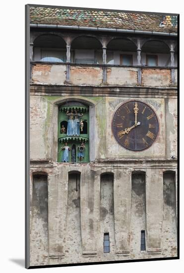 Romania, Transylvania, Sighisoara, Clock Tower, Built in 1280-Walter Bibikow-Mounted Photographic Print