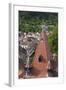 Romania, Transylvania, Sighisoara, Elevated City View from Clock Tower-Walter Bibikow-Framed Photographic Print