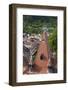 Romania, Transylvania, Sighisoara, Elevated City View from Clock Tower-Walter Bibikow-Framed Photographic Print