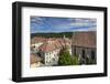 Romania, Transylvania, Sighisoara, Elevated View of Square-Walter Bibikow-Framed Photographic Print