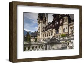 Romania, Transylvania, Sinaia, Peles Castle, Built 1875-1914-Walter Bibikow-Framed Photographic Print