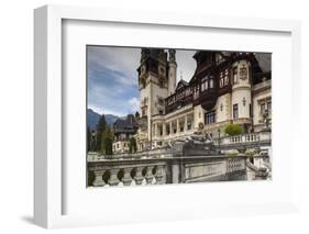 Romania, Transylvania, Sinaia, Peles Castle, Built 1875-1914-Walter Bibikow-Framed Photographic Print