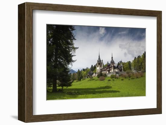 Romania, Transylvania, Sinaia, Peles Castle, Built 1875-1914-Walter Bibikow-Framed Photographic Print