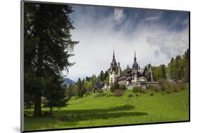 Romania, Transylvania, Sinaia, Peles Castle, Built 1875-1914-Walter Bibikow-Mounted Photographic Print