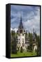 Romania, Transylvania, Sinaia, Peles Castle, Built 1875-1914-Walter Bibikow-Framed Stretched Canvas