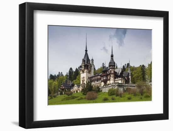 Romania, Transylvania, Sinaia, Peles Castle, Built 1875-1914-Walter Bibikow-Framed Photographic Print