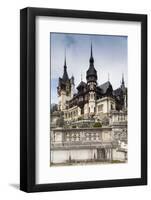 Romania, Transylvania, Sinaia, Peles Castle, Built 1875-1914-Walter Bibikow-Framed Photographic Print