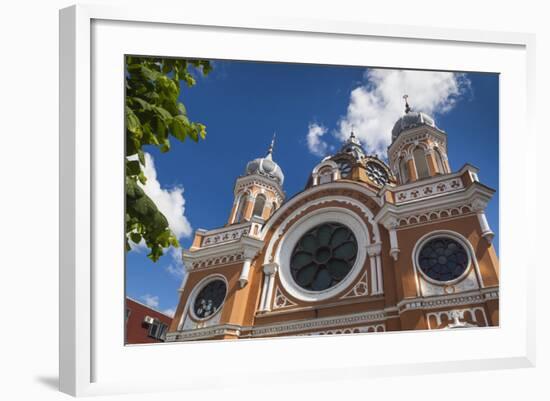 Romania, Transylvania, Targu Mures, Synagogue-Walter Bibikow-Framed Photographic Print