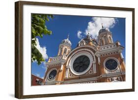 Romania, Transylvania, Targu Mures, Synagogue-Walter Bibikow-Framed Photographic Print