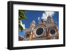 Romania, Transylvania, Targu Mures, Synagogue-Walter Bibikow-Framed Photographic Print