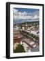 Romania, Transylvania, Targu Mures, View of Piata Trandafirilor Square-Walter Bibikow-Framed Photographic Print