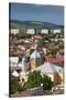 Romania, Transylvania, Targu Mures, View of the Town Synagogue-Walter Bibikow-Stretched Canvas