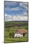 Romania, Transylvania, Tarnaveni, Farm and Fields, Spring-Walter Bibikow-Mounted Photographic Print