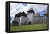 Romania, Transylvania, Viscri. the Fortified Saxon Church in the Village of Viscri.-Katie Garrod-Framed Stretched Canvas