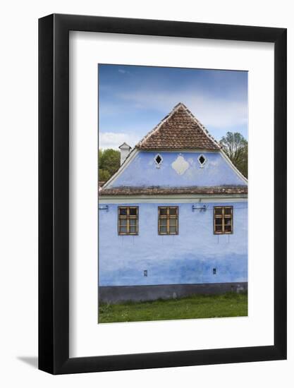 Romania, Transylvania, Viscri, Traditional Romanian Village, Supported by Prince Charles of England-Walter Bibikow-Framed Photographic Print