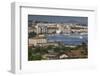 Romania, Tulcea, Freighter on the Danube River at Dawn-Walter Bibikow-Framed Photographic Print