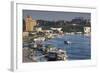 Romania, Tulcea, the Tulcea Port on the Danube River, Dawn-Walter Bibikow-Framed Photographic Print