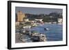 Romania, Tulcea, the Tulcea Port on the Danube River, Dawn-Walter Bibikow-Framed Photographic Print