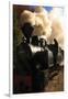 Romania, Viseu de Sus, Wood-burning steam locomotive.-Emily Wilson-Framed Premium Photographic Print