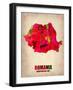 Romania Watercolor Poster-NaxArt-Framed Art Print