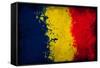 Romanian Flag-igor stevanovic-Framed Stretched Canvas