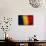 Romanian Flag-igor stevanovic-Art Print displayed on a wall