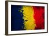 Romanian Flag-igor stevanovic-Framed Art Print