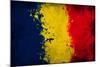 Romanian Flag-igor stevanovic-Mounted Art Print