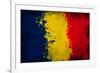 Romanian Flag-igor stevanovic-Framed Art Print