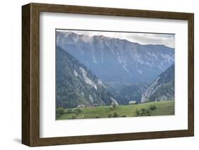 Romanian Landscape in the Carpathian Mountains Near Bran Castle at Pestera, Transylvania, Romania-Matthew Williams-Ellis-Framed Photographic Print