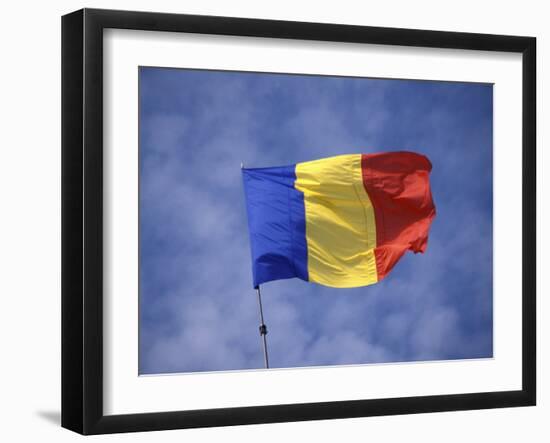 Romanian National Flag, Romania-Dave Bartruff-Framed Photographic Print