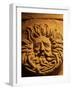 Romano-Celtic Gorgon's Head, Roman Baths, Bath, Avon, England, United Kingdom-Michael Jenner-Framed Photographic Print